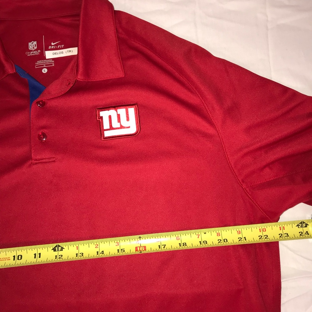 Nike | NY Giants NFL Team Dri Fit Polo Large - Picture 8 of 8